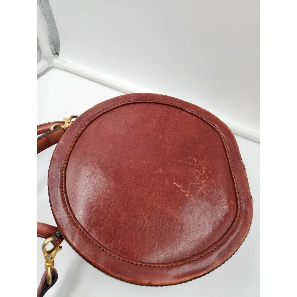 80s 90s ETIENNE AIGNER Leather Handbag Top Handle Satchel Crossbody Canteen Bag